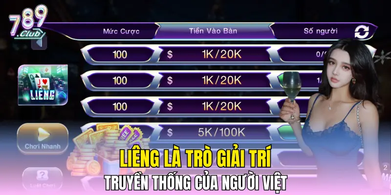 Liêng là trò giải trí truyền thống của người Việt